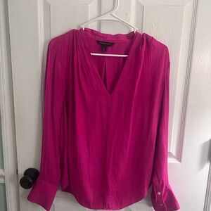 Banana Republic silk pink shirt sz M